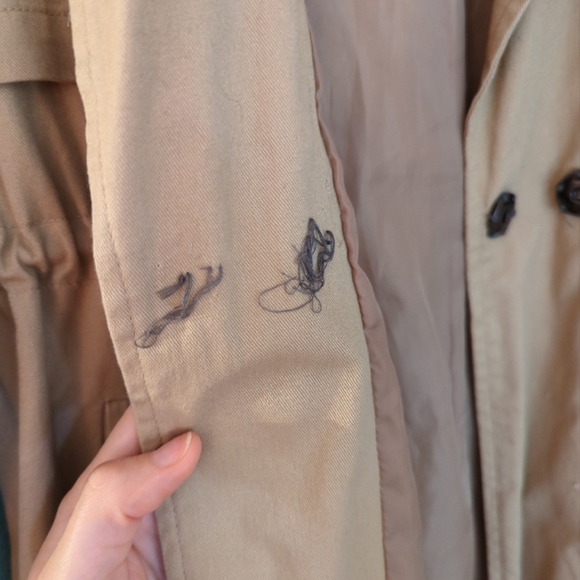 Noisy May Beige Trench Coat - Picture 6 of 8